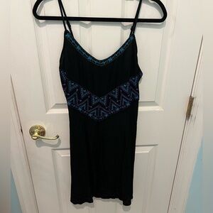Forever 21 black tribal print dress size large